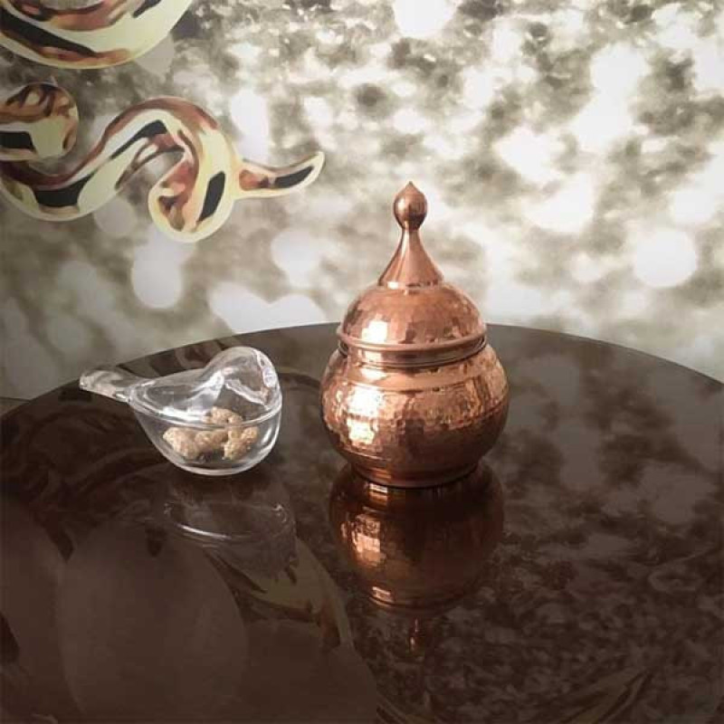 شکلات خوری مسی طرح بدون پایه کد ZH228.2