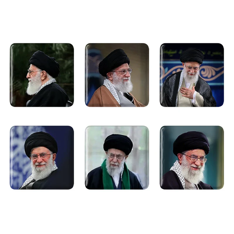 مگنت خندالو طرح تصویر رهبر کد 553A مجموعه 6 عددی