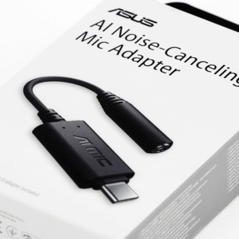مبدل USB-C به جک 3.5 میلی‌متری ایسوس مدل AI Noise Canceling
