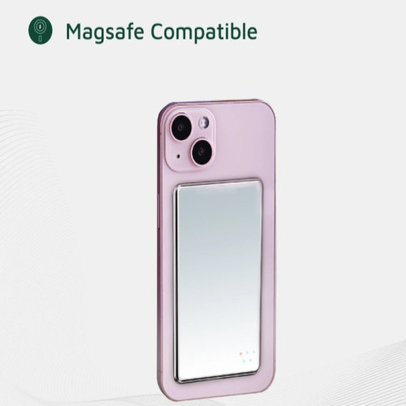 پاوربانک 15 وات گرین لاین مدل مگ سیف  Mirror Design با ظرفیت 10000 میلی آمپر ظرفیت