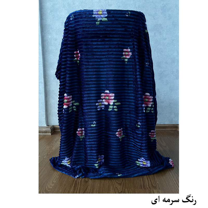 پتو مسافرتی 1 نفره هنرمند مدل بابونه سایز 200x160 سانتی‌متر