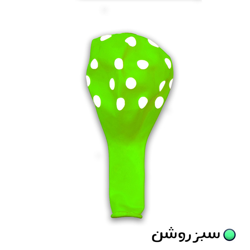 بادکنک مدل خالدار بسته ده عددی