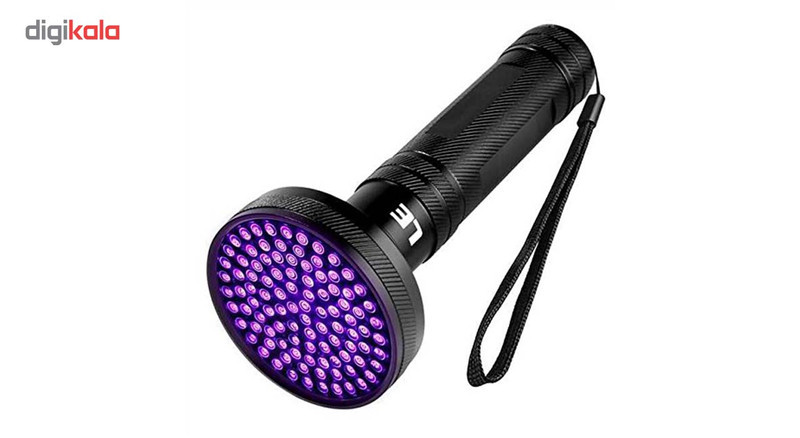 چراغ قوه UV 100 LED ال ای مدل بلک لایت
