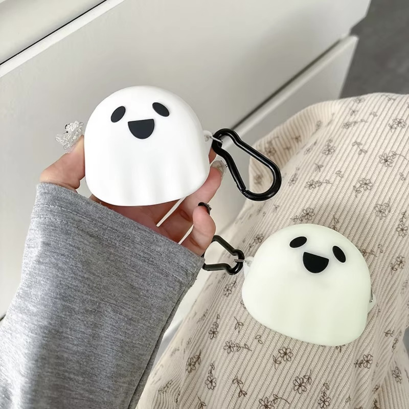 کاور مدل روح Ghost مناسب برای کیس هدفون بی سیم سامسونگ Galaxy Buds Live  Buds Pro  buds 2  buds 2 pro  Fe