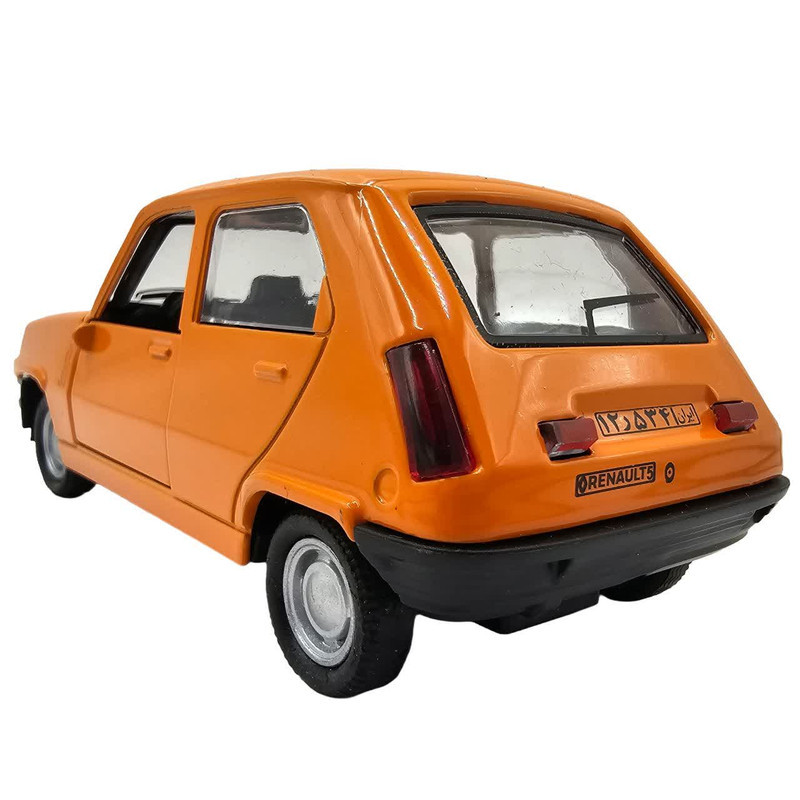 ماکت ماشین ناب سل مدل رنو 5 فلزی عقب کش کد Renault pull back metal car naab005 scale 1:48