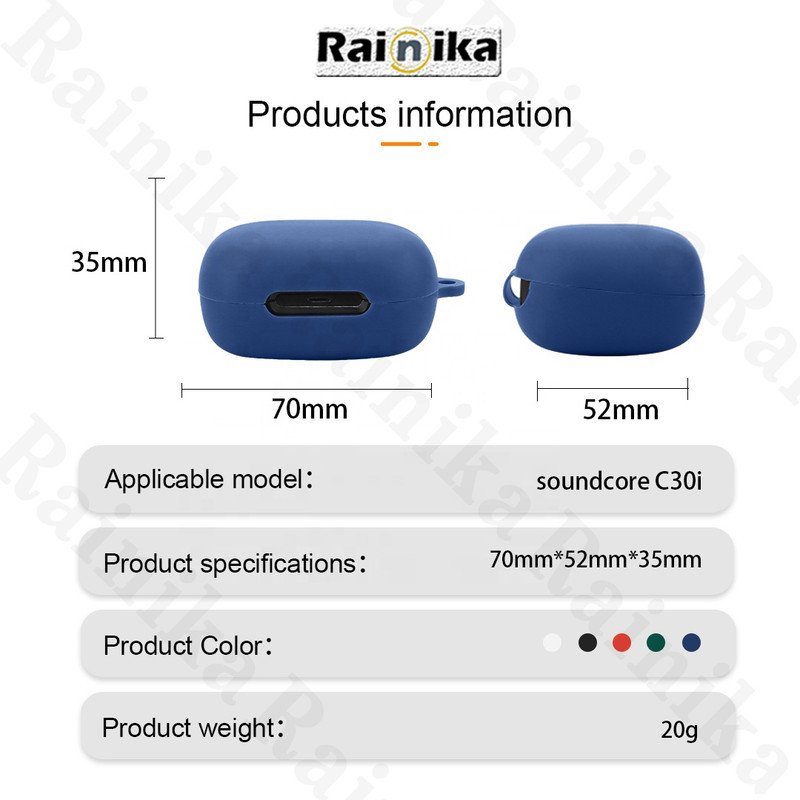 کاور رینیکا مدل C40 i C30 i مناسب برای کیس هدفون بی سیم انکر Soundcore C40i  C30i