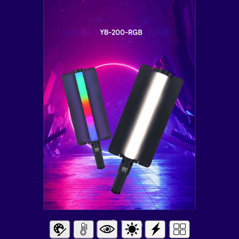 باتوم لایت ال ای دی مدل YB-200RGB