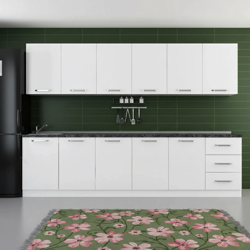 کابینت آشپزخانه زمینیدیواری 11در مدل موکا