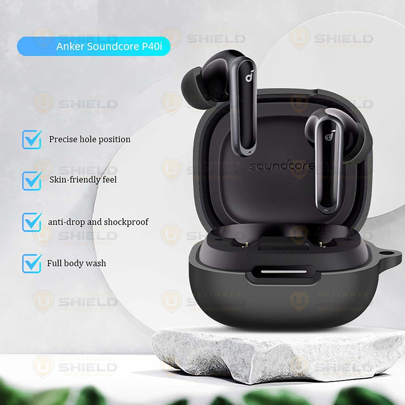 کاور آلتیمیت شیلد مدل Silicone UL مناسب برای کیس هدفون بی‌سیم انکر Soundcore P40i
