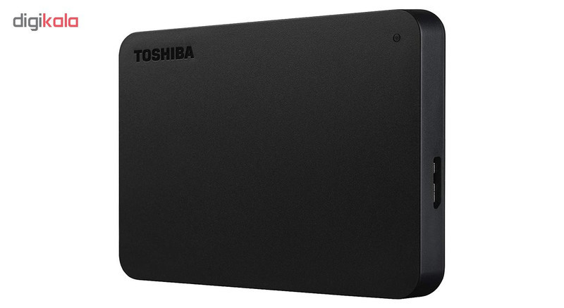هارد اکسترنال توشیبا مدل Canvio Basics ظرفیت دو ترابایت دارای رابط USB Type-A 3.0
