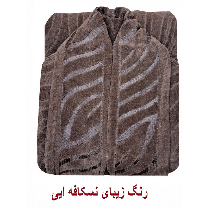 حوله پالتویی الماس طرح ابریشمی کد PP-220 سایز 135