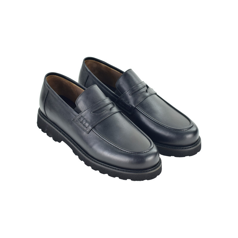 کفش رسمی مردانه کرمانی مدل طبی چرم شبرو طبیعی دستدوز کد 1089