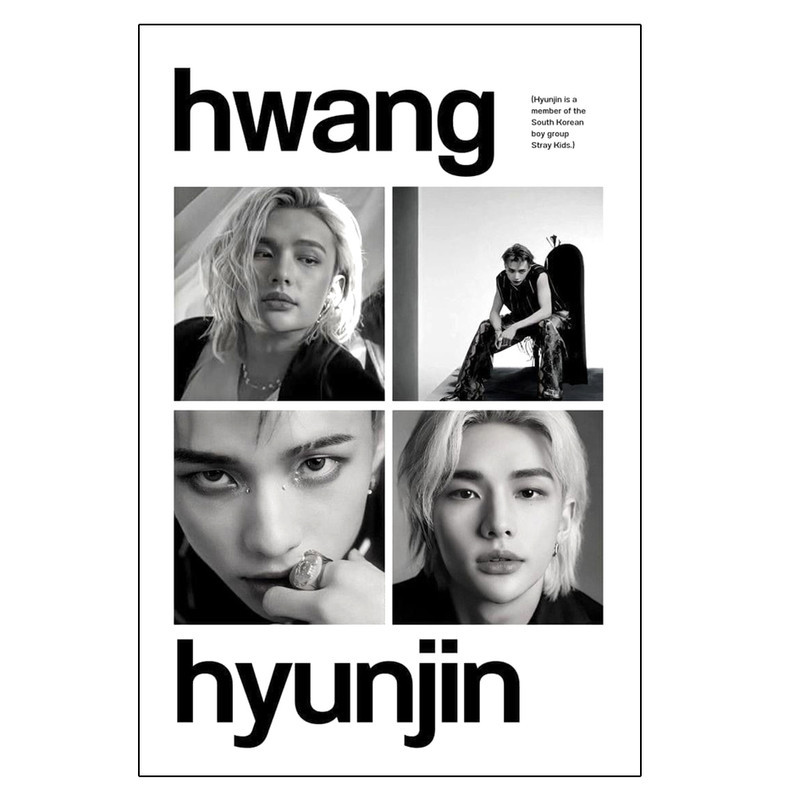 پوستر مدل استری کیدز stray kids طرح هیونجین hyunjin کد 539