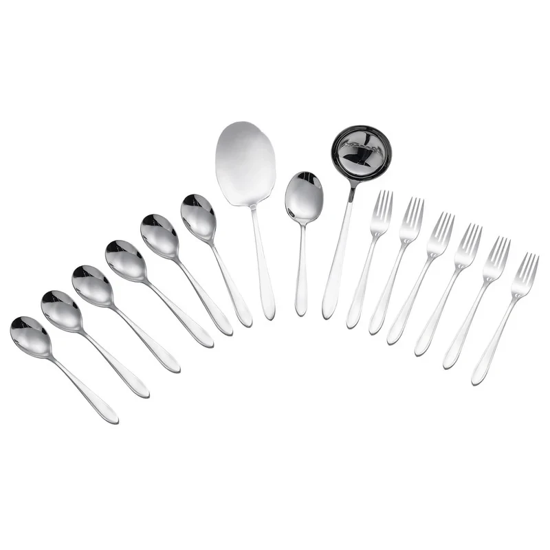 سرویس قاشق و چنگال 15 پارچه جی فی نی مدل G-2205 مناسب 6 نفر