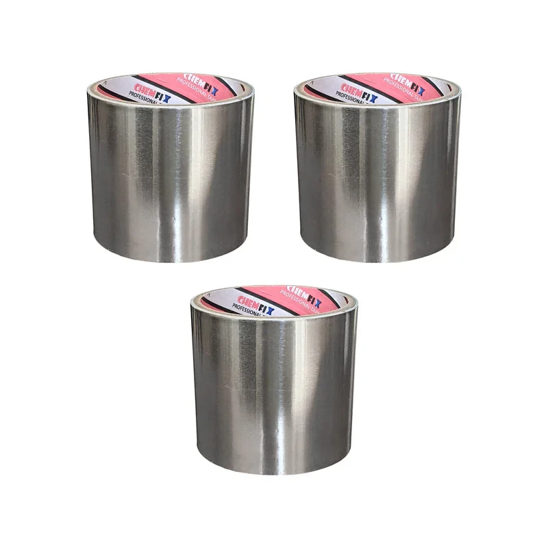 نوار چسب آلومینیوم چمفیکس مدل C888 عرض 8 سانتی متر بسته 3 عددی