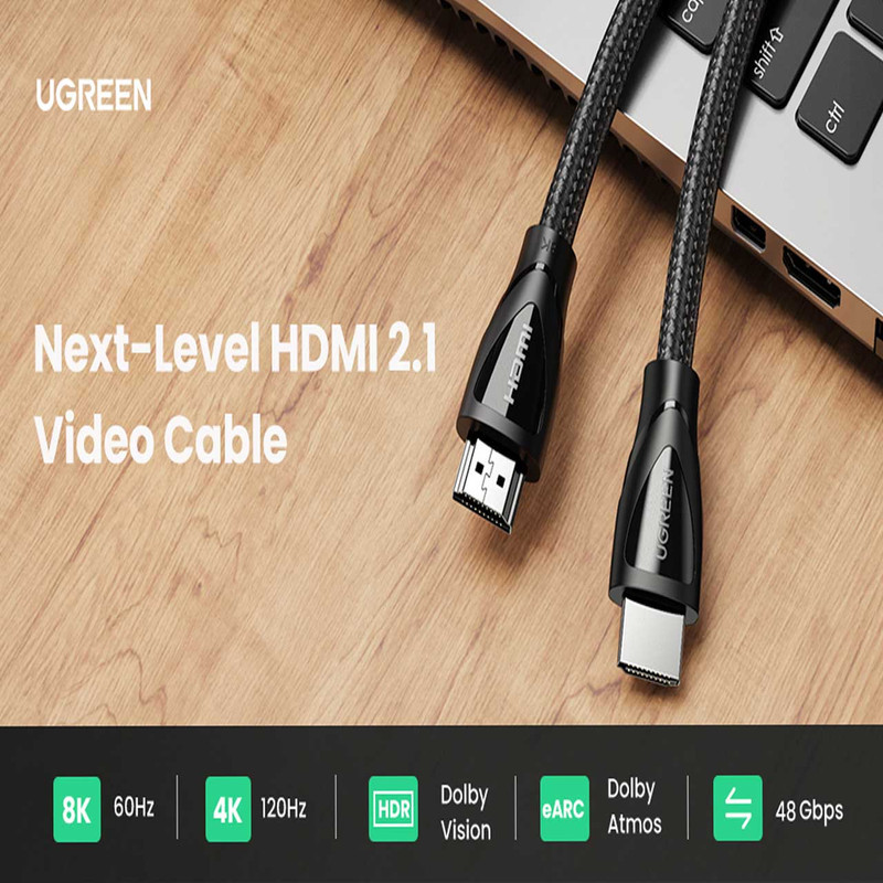 کابل HDMI یوگیرین مدل 8K طول 2 متر