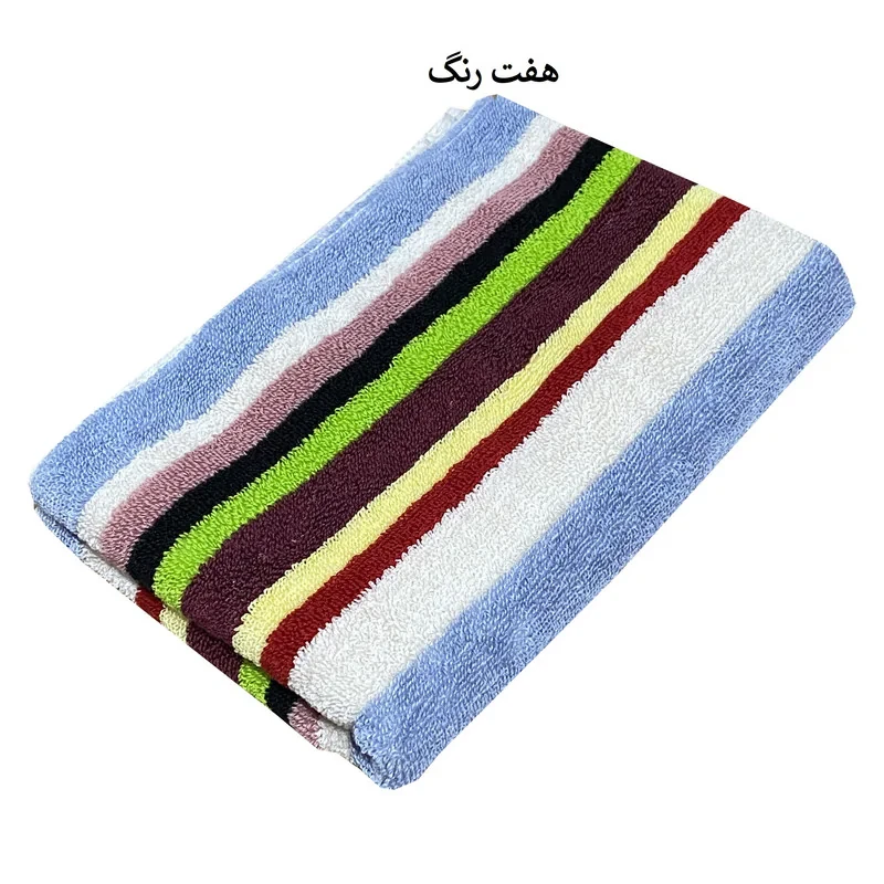 حوله دستی شایسته مدل لیدا سایز 35x70 سانتی متر