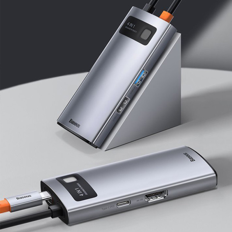 هاب 4 پورت USB-C باسئوس CAHUB-CY0G