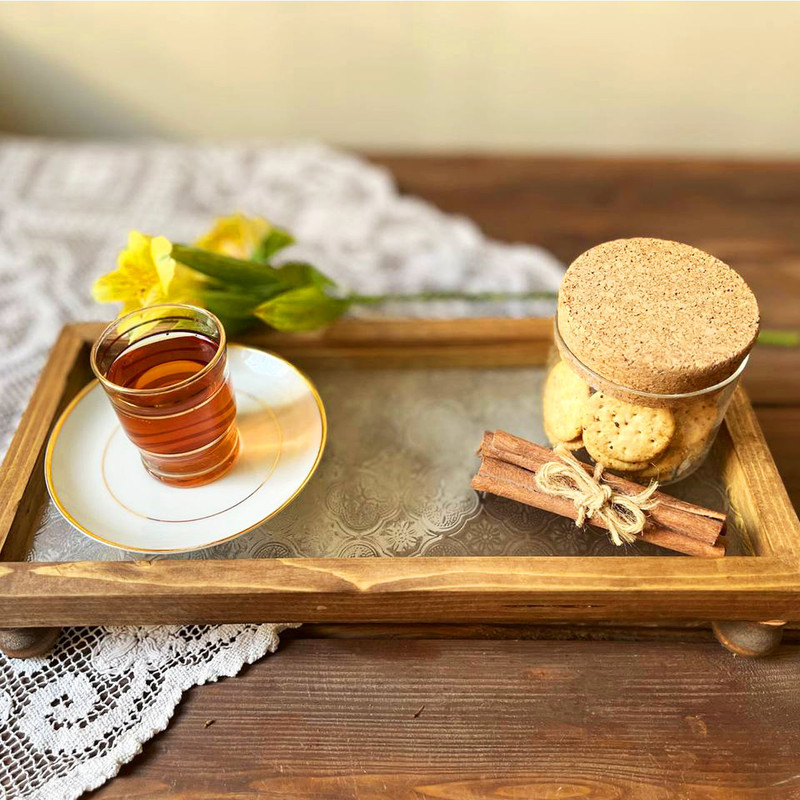 سینی بدون دسته مدل آوازه سایز 31×15 سانتی متر