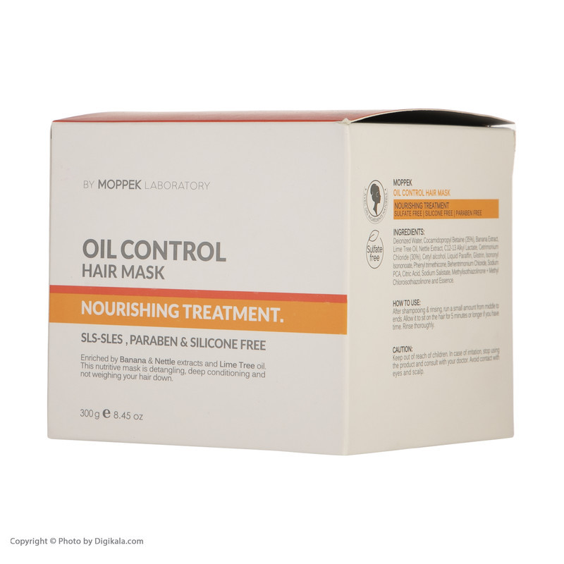 ماسک مو موپک مدل Oil Control وزن 300 گرم