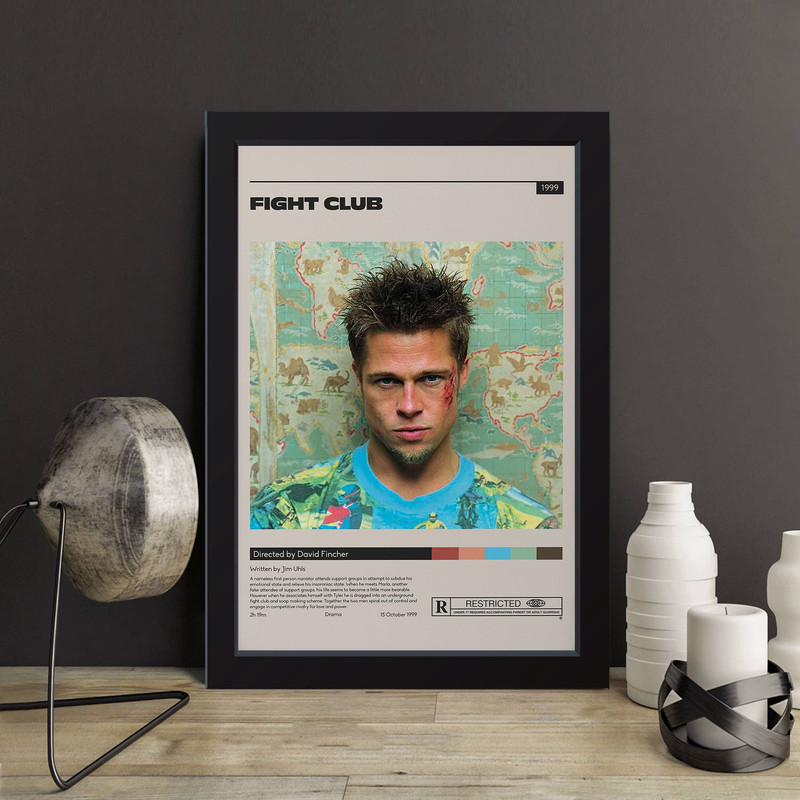 تابلو مدل Fight Club کدQ4526