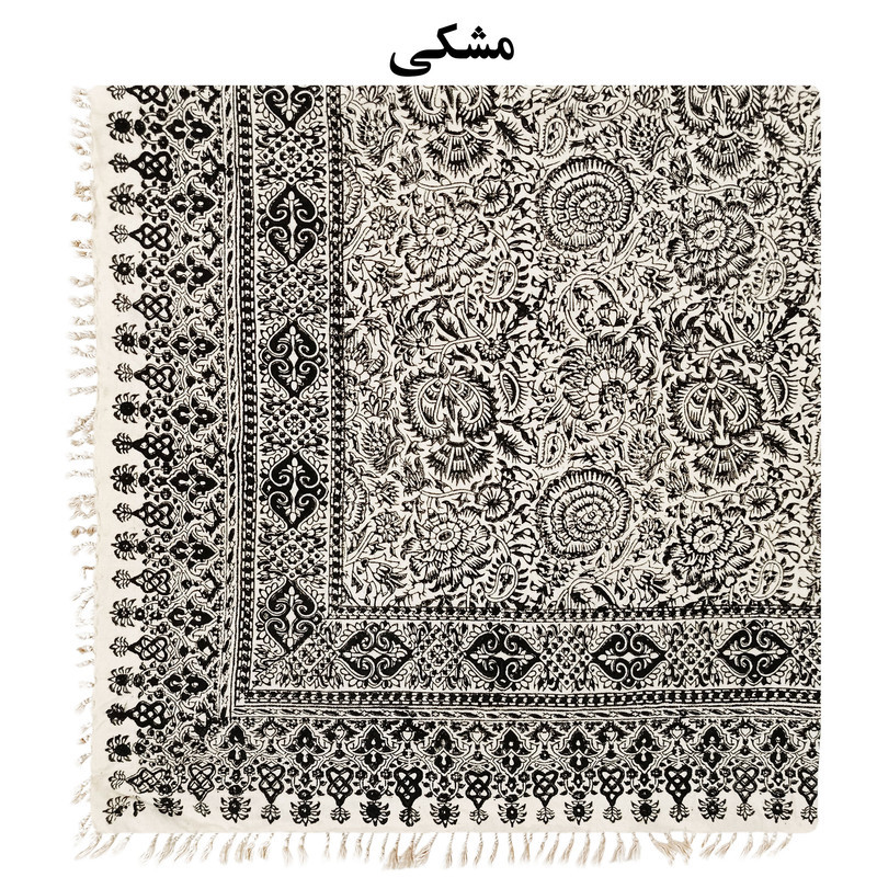 رومیزی قلمکار مدل گل دار