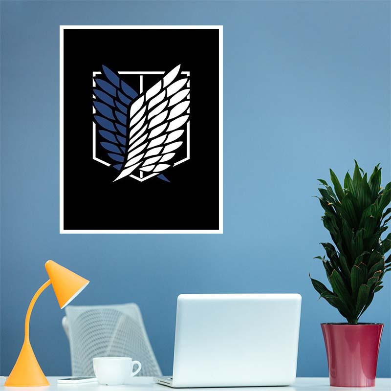 پوستر کارنيکا طرح حمله به تایتان Attack on Titan کد 93237 مجموعه 8 عددی