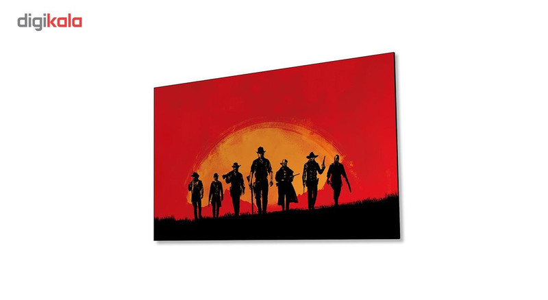 تابلو شاسی ونسونی طرح Red Dead Redemption سایز 30 × 40