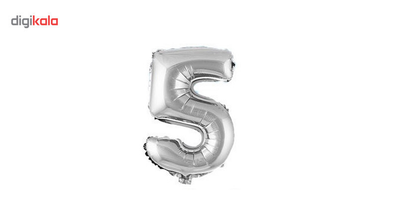 بادکنک فویلی مدل Five سایز 32 اینچ سایز 150