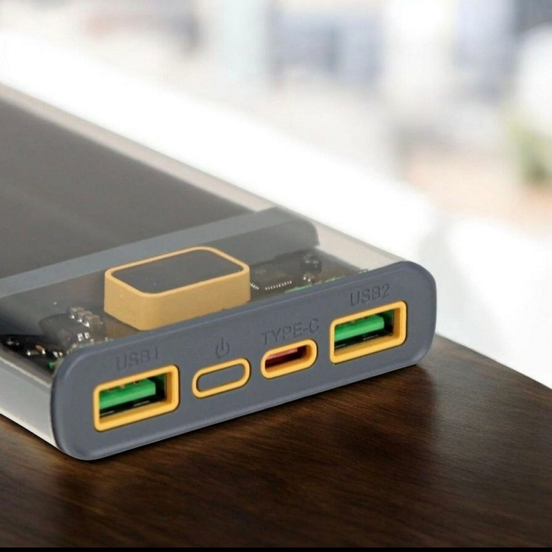 پاوربانک مدل 10000mah ظرفیت 10000 میلی آمپر ساعت