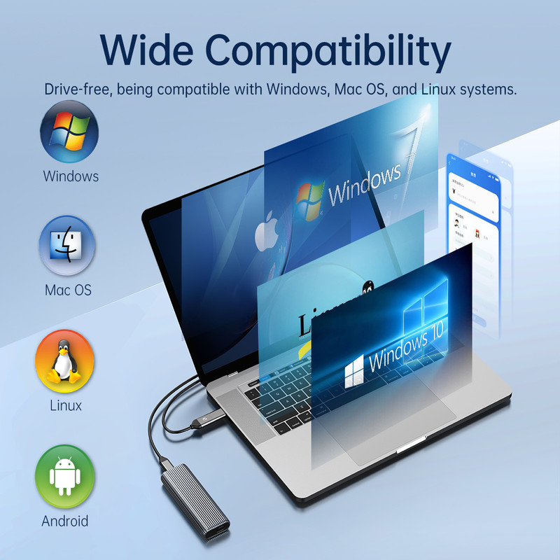قاب اس اس دی اکسترنال NVMe M.2 اوریکو مدل AM2C3-G2