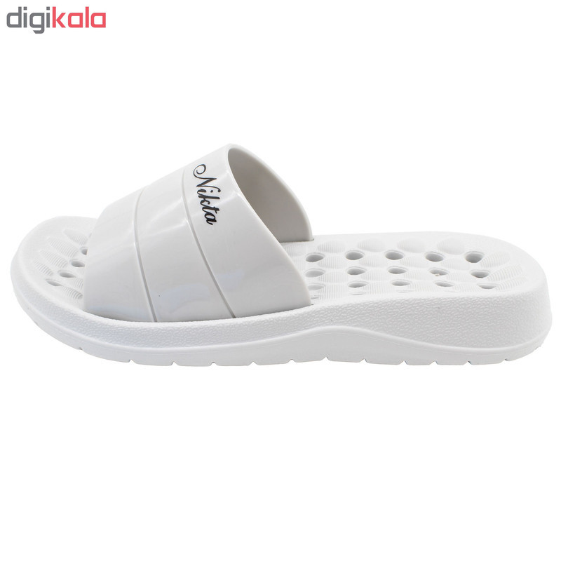 دمپایی استخری زنانه نیکتا مدل K1-L 231 رنگ طوسی روشن