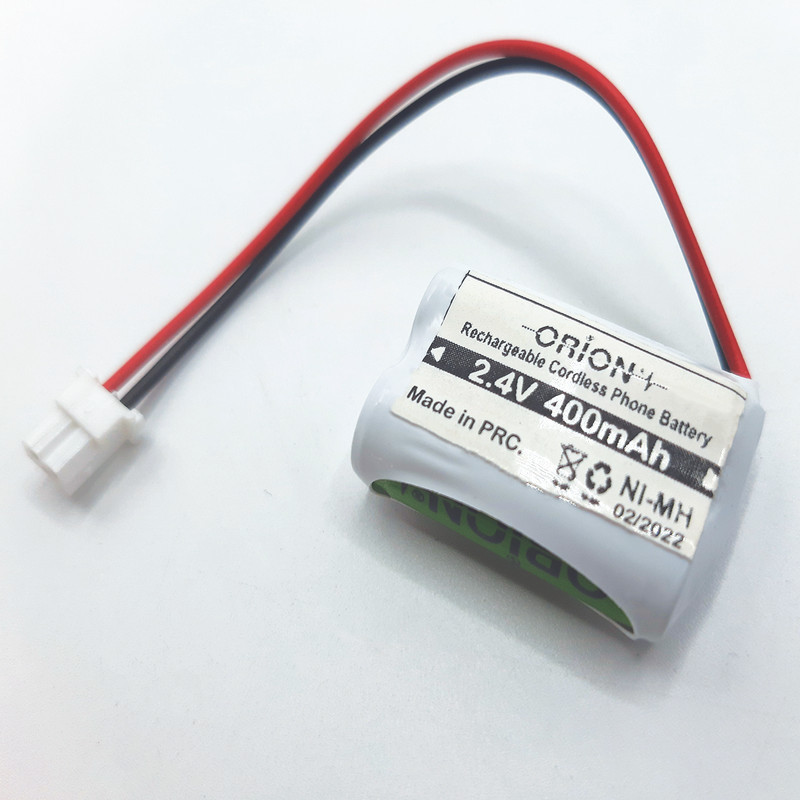 باتری تلفن بی سیم اوریون مدل 2.4V 400mAh