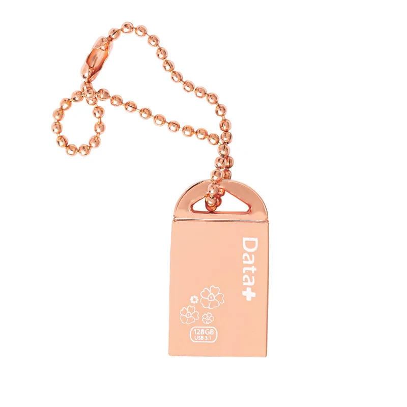 فلش مموری دیتا پلاس مدل USB3.1 ROSE GOLD GIFT ظرفیت 128 گیگابایت