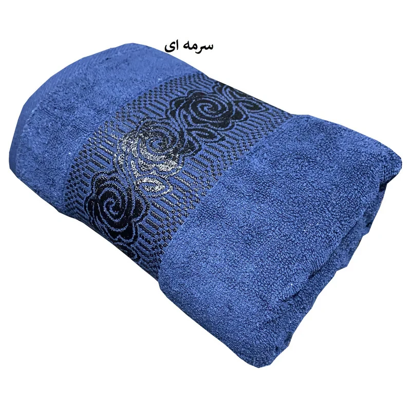 حوله دستی شایسته مدل روژان سایز 40X80 سانتی متر