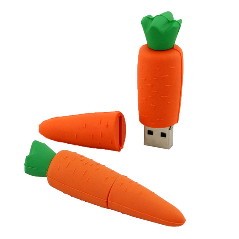 فلش مموری طرح هویج مدل UL-Carrots01 ظرفیت 16 گیگابایت