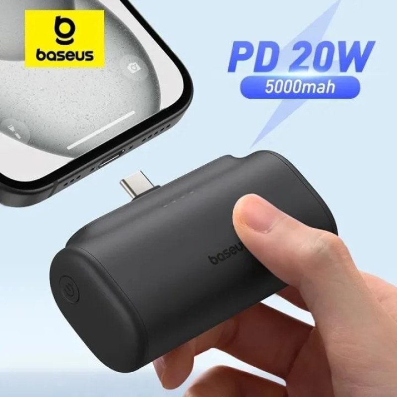 پاوربانک بیسوس مدل PPWC05T ظرفیت 5000 میلی آمپر ساعت