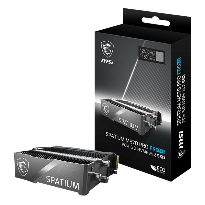 اس اس دی اینترنال PCIe Gen5 x4 ام اس آی مدل SPATIUM M570 PRO FROZR ظرفیت 2 ترابایت