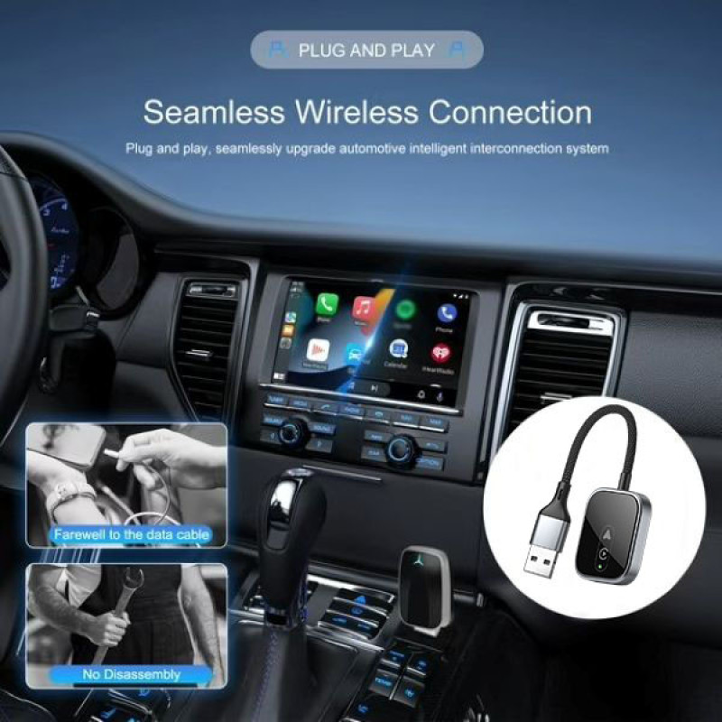 کارپلی و اندروید اتو مدل CarplayAndroid Auto به همراه مبدل USB به Type-C