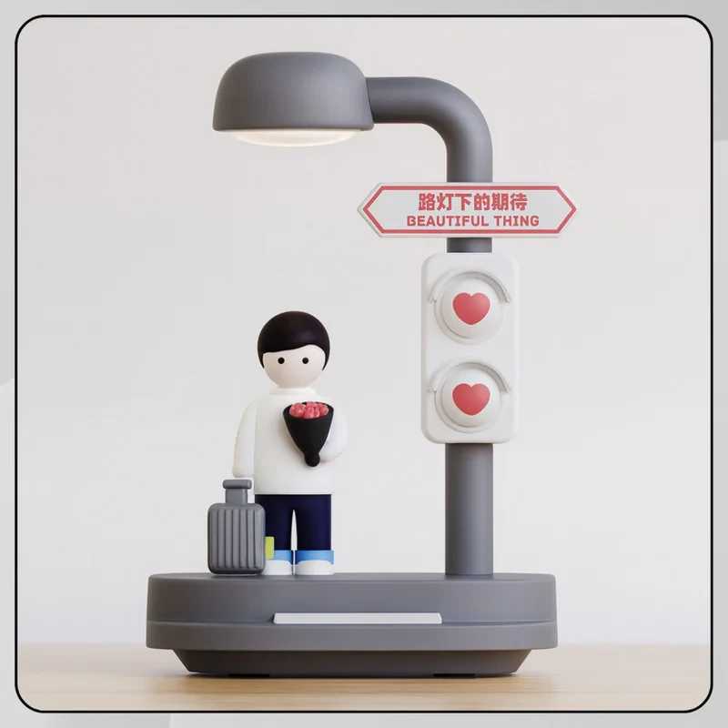چراغ خواب لومیکس مدل Romance light-B