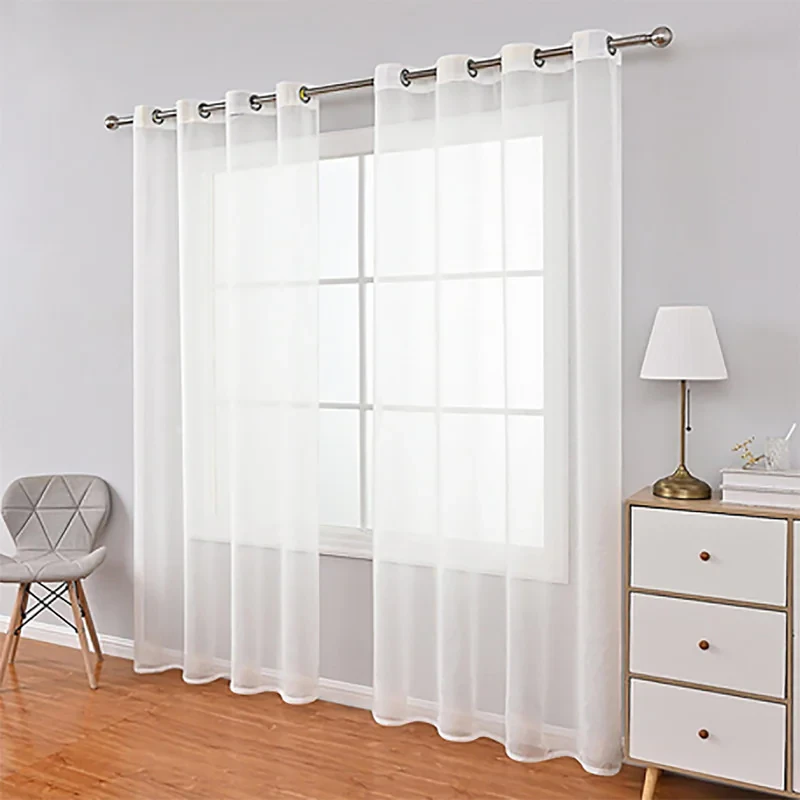 پرده نوین دکور سیلوانا مدل حریر ساده Silvana280 سایز 280 × 140 سانتی متر