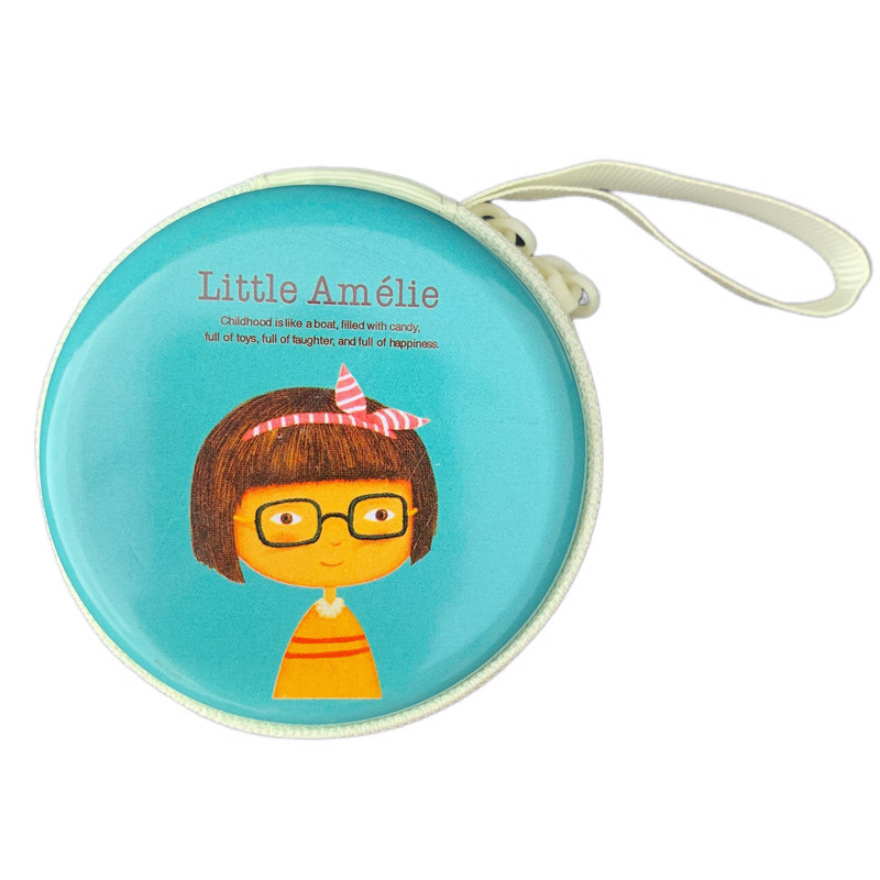 ه دکوری مدل قوطی فلزی طرح littele amelie کد 13