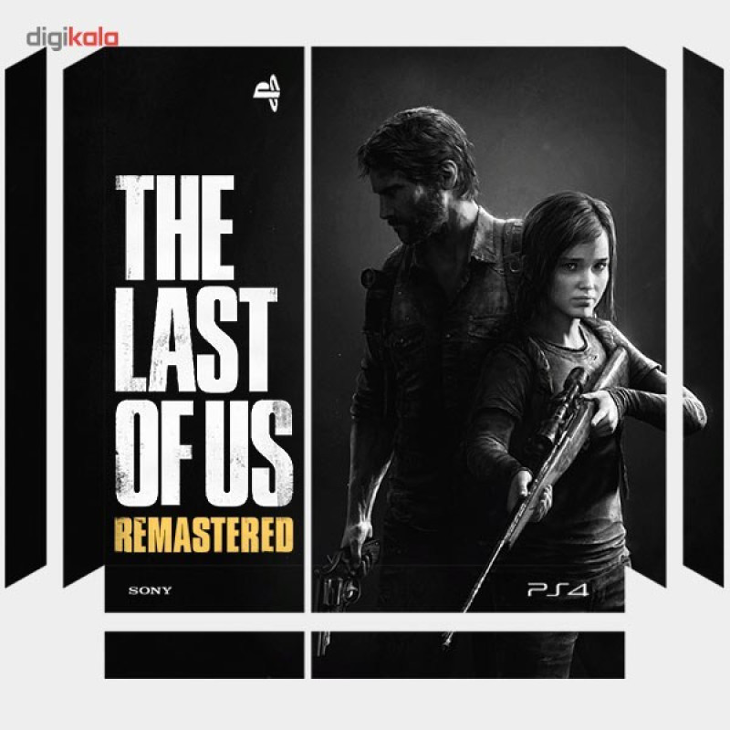 برچسب افقی پلی استیشن 4 ونسونی طرح The Last Of Us