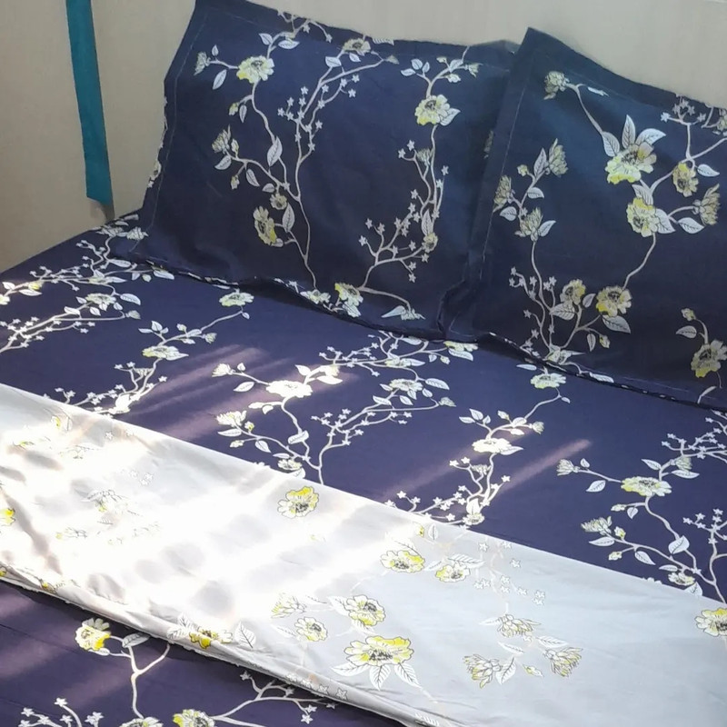 روکش لحاف مدل شکوفه براش niki11 دو نفره سایز 220×240 سانتی متر