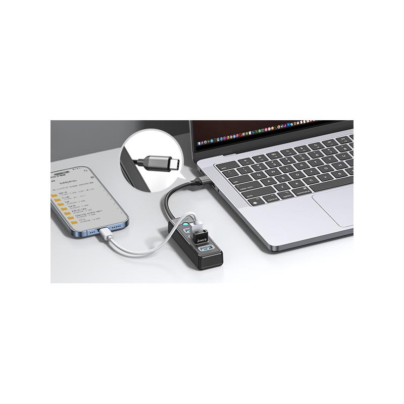 هاب 4 پورت USB3.0 اوریکو مدل PW4U-C3