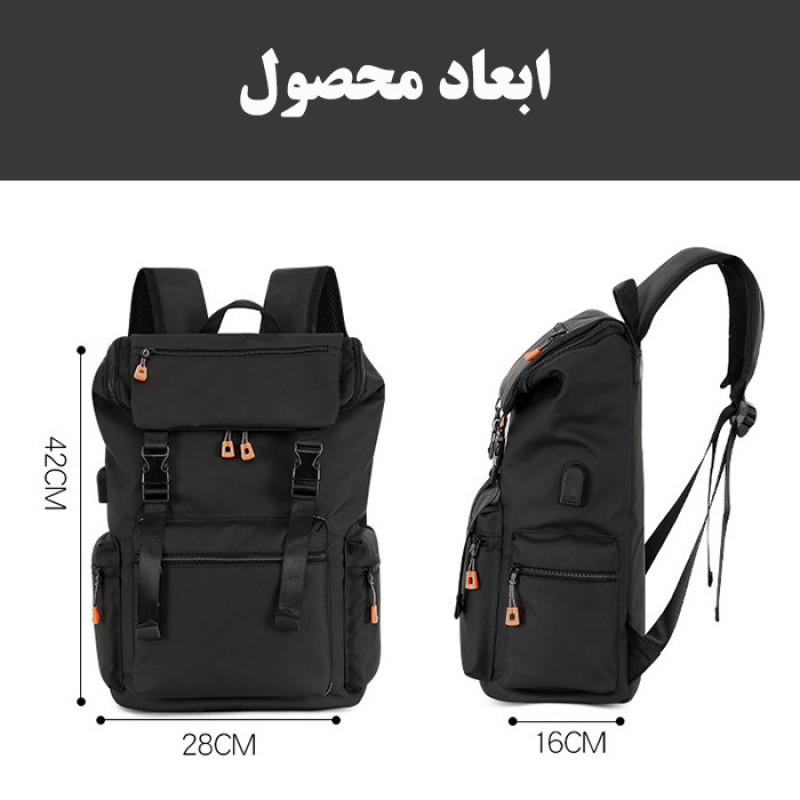 کوله پشتی لپ تاپ مدل 1863 مناسب برای لپ تاپ تا 15.6 اینچی