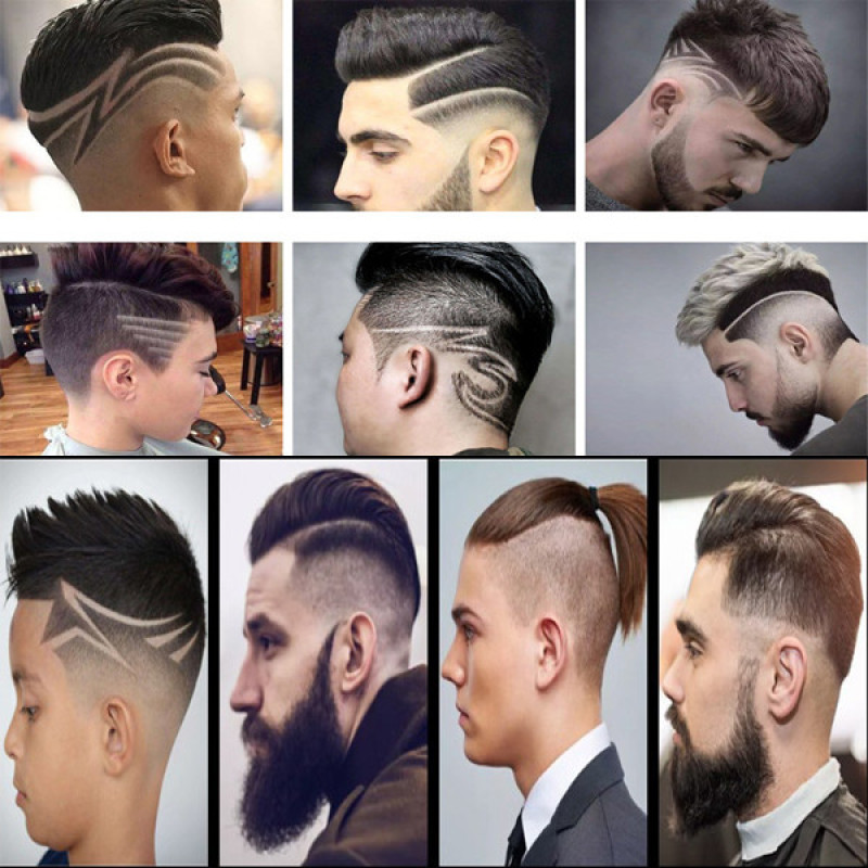 ماشین اصلاح موی سر و صورت شارژی مدل VINTAGE با تیغه استیل ضد زنگ، قابلیت اصلاح صفر و خط زن، باتری 800 میلی‌آمپر ساعت، پورت شارژ USB، طراحی ارگونومیک و چهار شانه اصلاح 1.5 تا 4 میلی‌متری