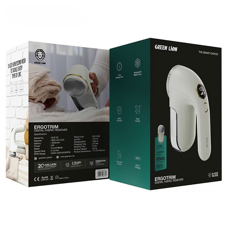 پرزگیر شارژی لباس گرین لاین مدل GLR-20
