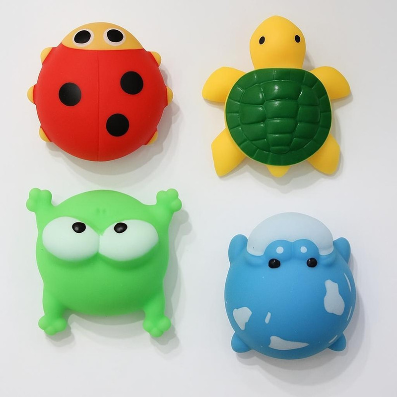 عروسک حمام مدل ANIMAL PARTY کد 984 مجموعه 4 عددی