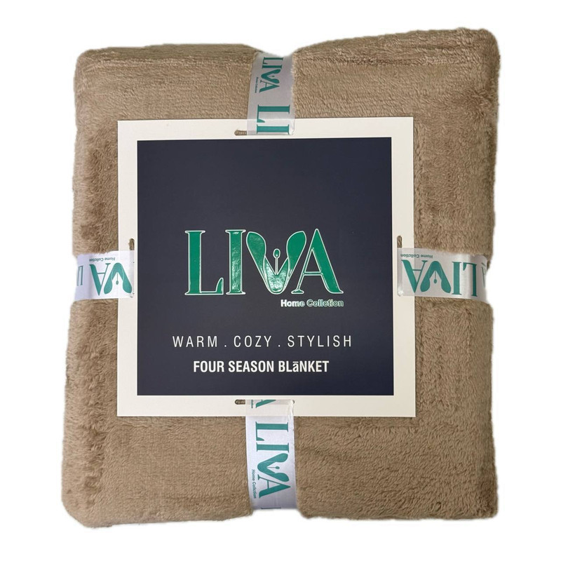 پتو مسافرتی 2 نفره مدل LIVA سایز 220x200 سانتی‌متر
